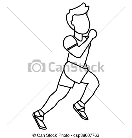 450x470 Huge Collection Of 'running Drawing' Download More Than Images - Drawing Of Someone Running