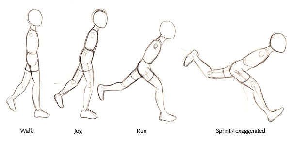 600x291 Human Anatomy Fundamentals Balance And Movement - Drawing Of Someone Running