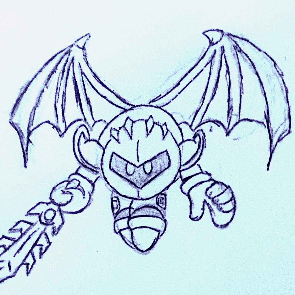 1024x1024 Meta Knight Smash Amino - Drawing Of Someone Thinking
