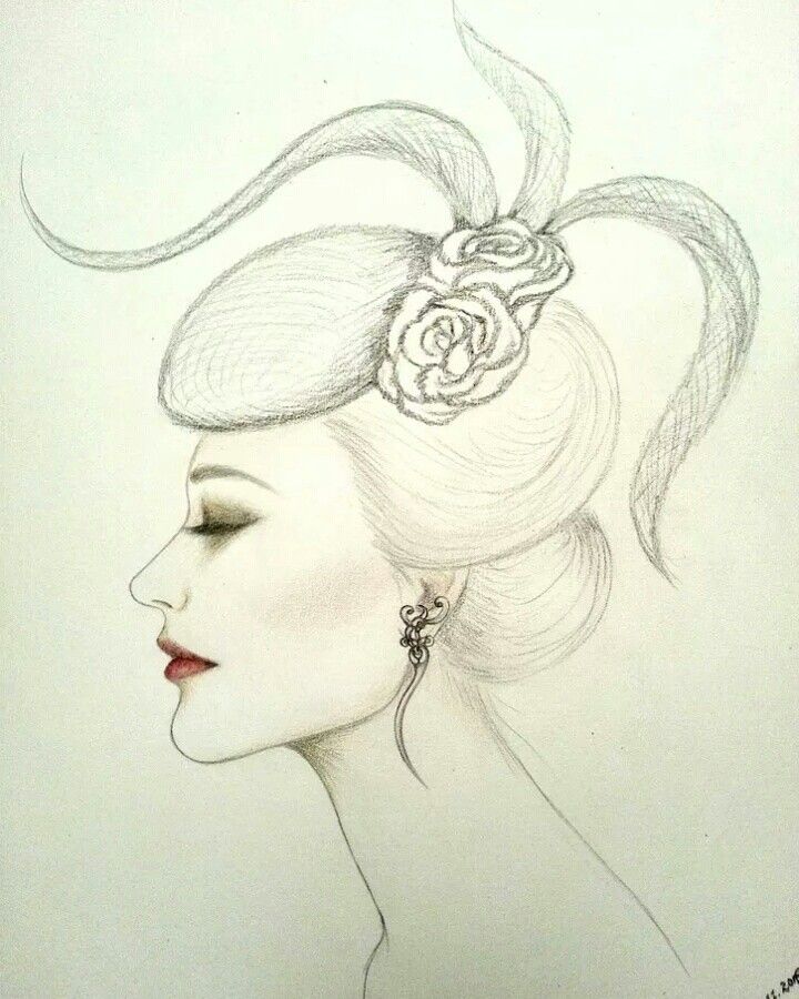 720x900 Pen Drawing - Drawing Of Someone Thinking