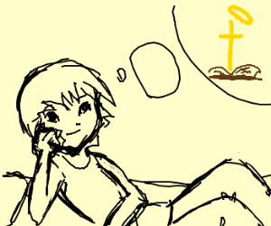 300x250 Someone Thinking Of Something Good Drawing - Drawing Of Someone Thinking