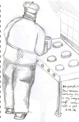 260x400 Shells Daily Drawing Dd Prompt - Drawing Of Someone Thinking