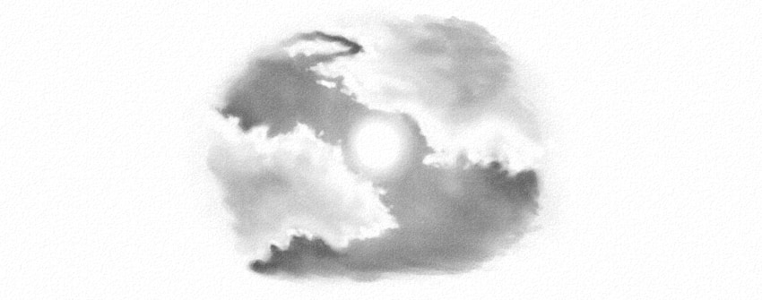850x335 How To Draw Clouds And Sky - Drawing Of Sun And Clouds