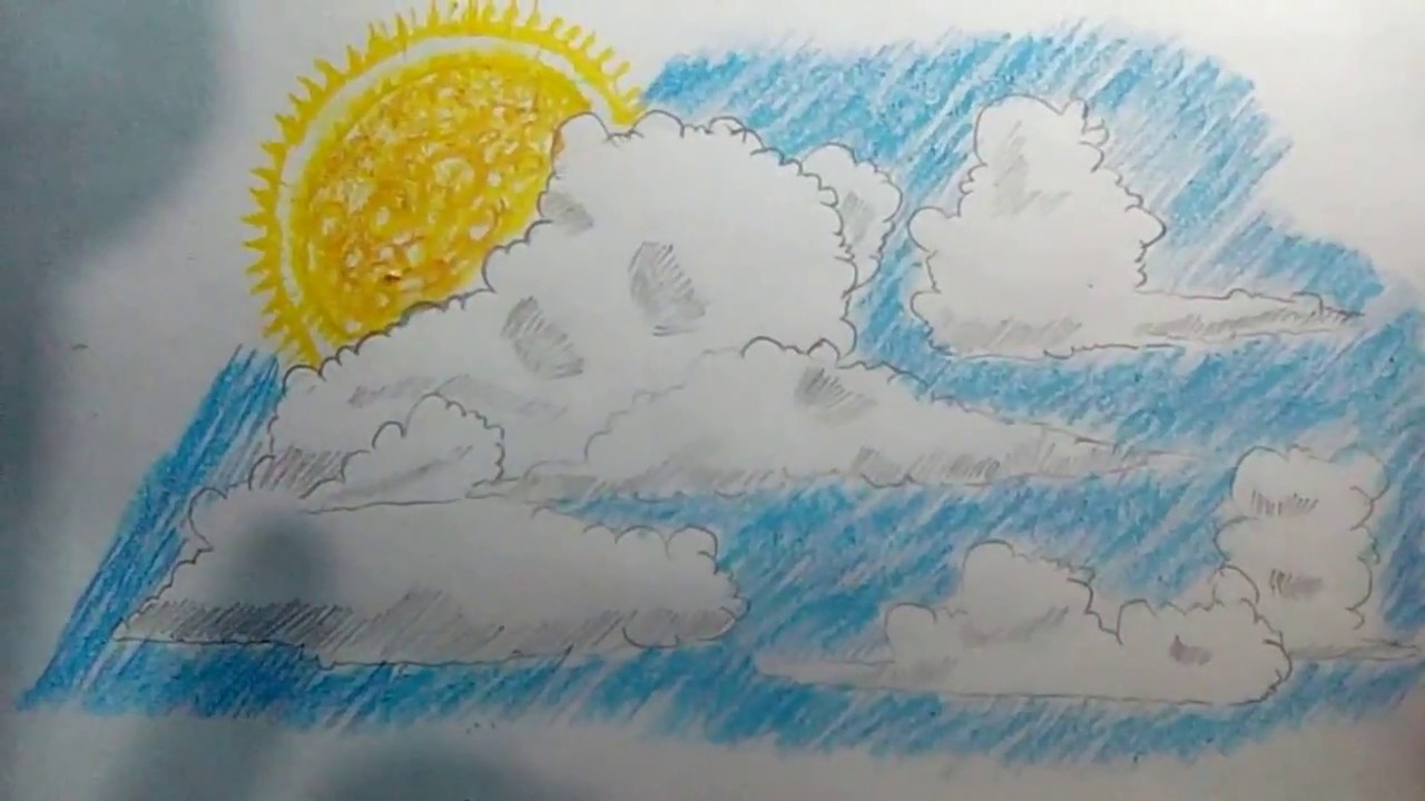 Drawing Of Sun And Clouds at Explore collection of