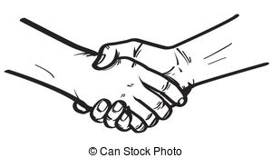 300x174 Huge Collection Of 'hands Shaking Drawing' Download More Than - Drawing Of Two Hands Shaking