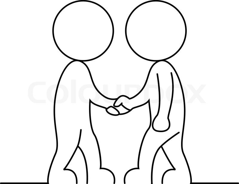 800x617 Huge Collection Of 'shaking Hands Drawing' Download More Than - Drawing Of Two Hands Shaking