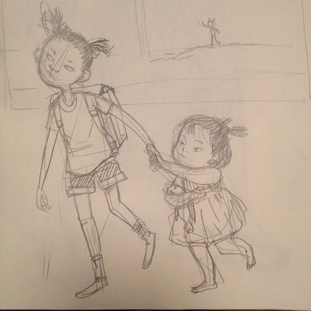 640x640 cute drawings for your sister archives - Drawing Of Two Sisters