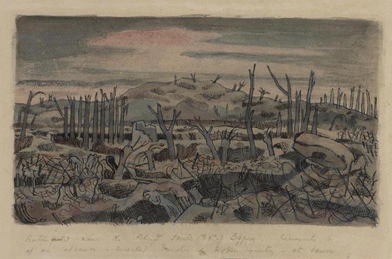 792x524 The War Art Of Paul Nash - Drawing Of War