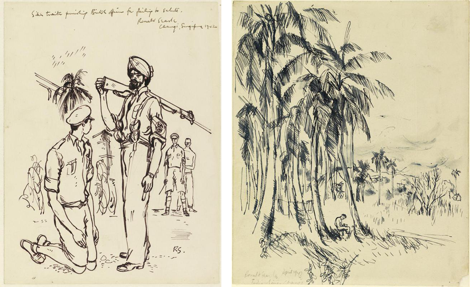 1500x915 The War Drawings Of Ronald Searle - Drawing Of War