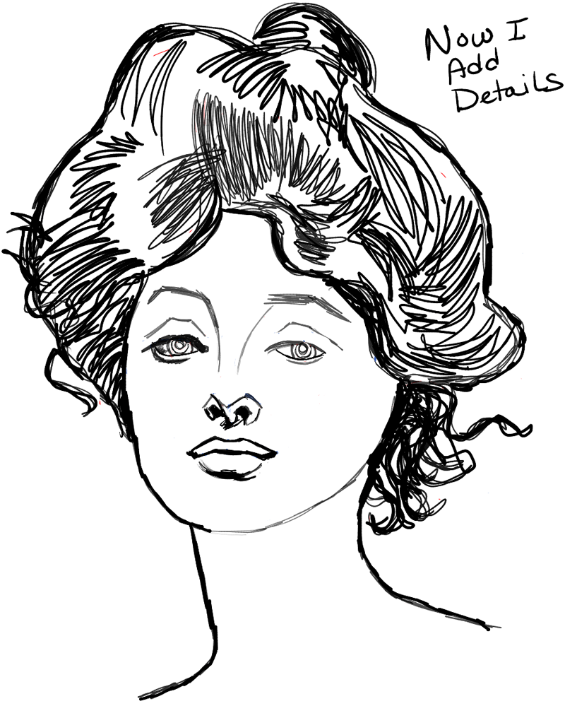 800x999 How To Draw Female Faces With A Beautiful Woman's Portrait - Drawing Of Womans Face