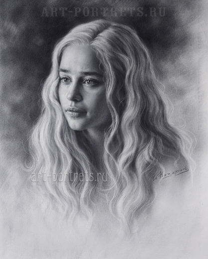 417x520 Black And White Drawing Young Pretty Girl - Drawing Of Young Girl