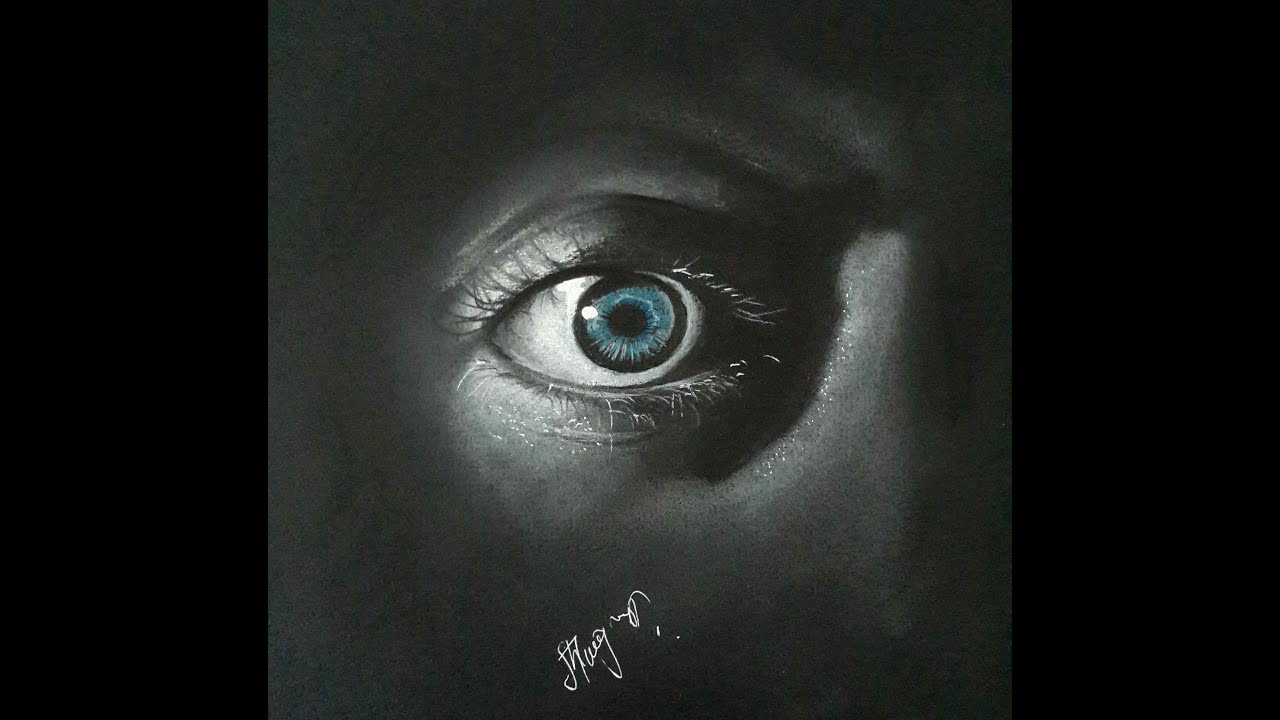 1280x720 Drawing On Black Paper - Drawing On Black Paper