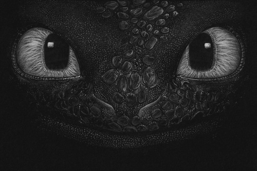 500x333 Fascinating White Pencil On Black Paper Drawing - Drawing On Black Paper
