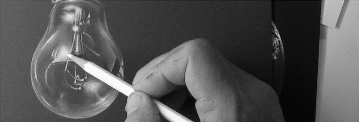 1174x401 Techniques For Drawing With White Pencils On Black Paper - Drawing On Black Paper