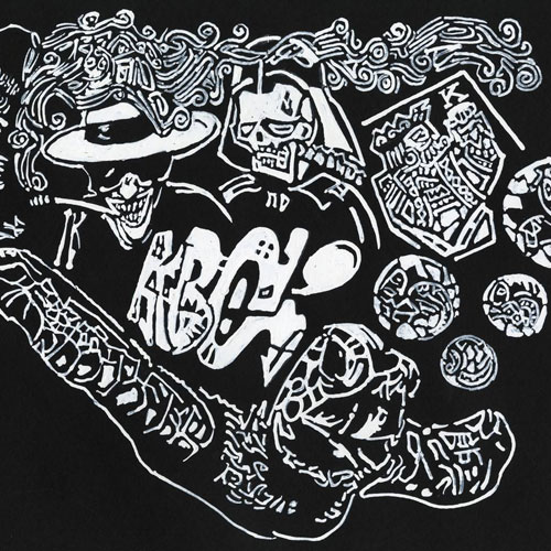 500x500 Art Blog - Drawing On Black Paper