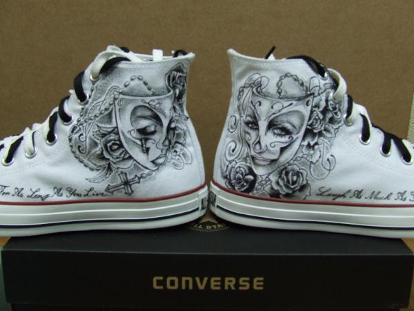 600x450 Purchase Custom Drawn Converse - Drawing On Converse