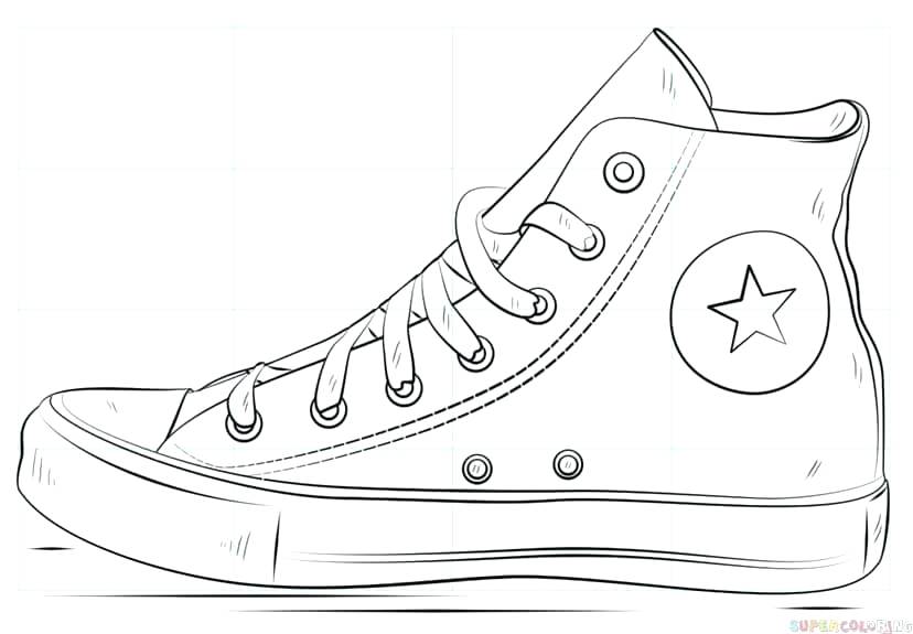 Drawing On Converse Ideas at PaintingValley.com | Explore collection of ...