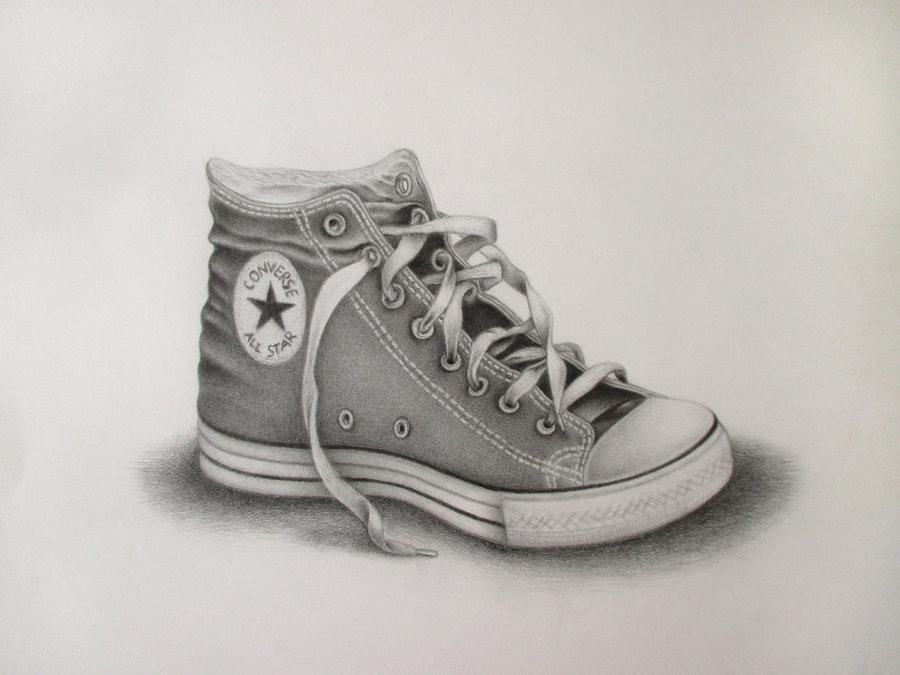 900x675 Drawing Shoes Free Download - Drawing On Converse Ideas