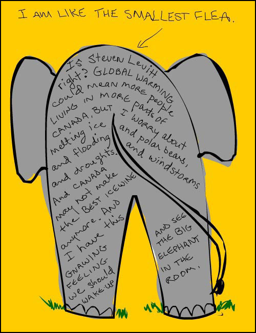 500x650 A Green Winter Will Global Warming Be Good For Canada - Drawing On Global Warming For Children