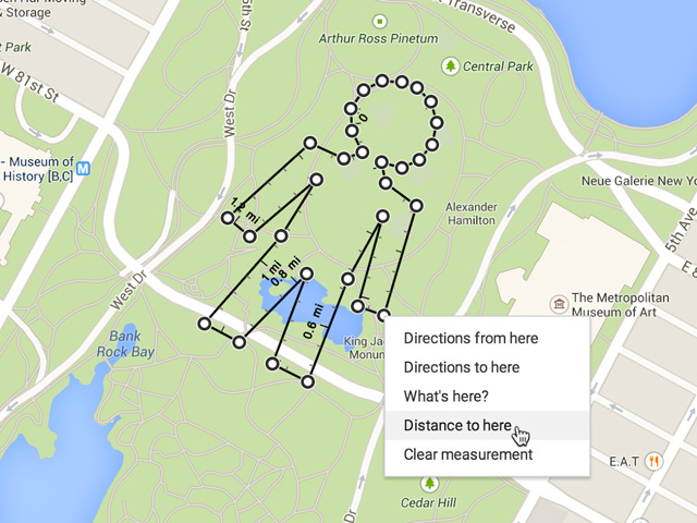 640x480 google maps adds back a distance tool - Drawing On Google Maps