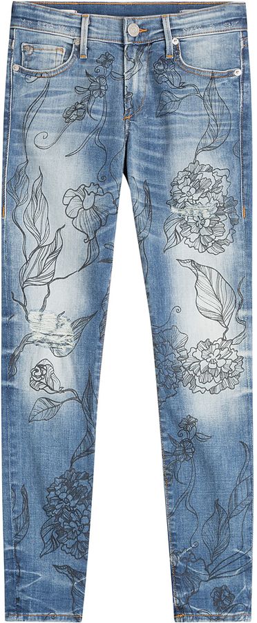372x900 Sometimes I Think You Can Put Anything On Denim And It Will Look - Drawing On Jeans