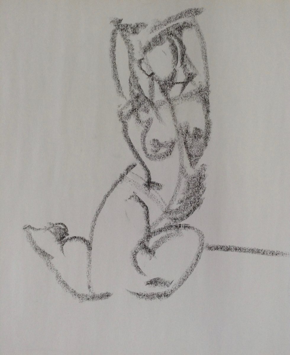 980x1200 Figure Drawings - Drawing On Newsprint