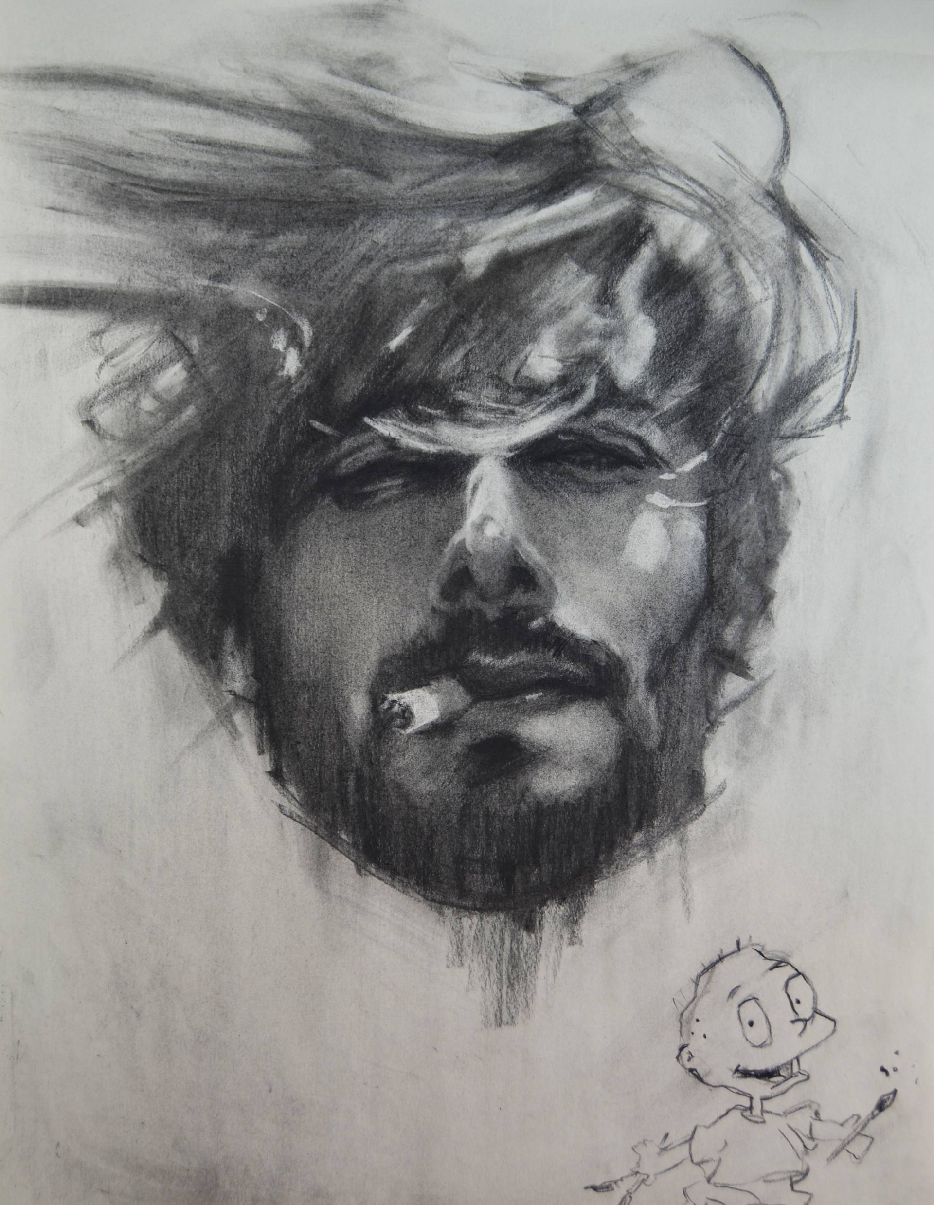 1920x2476 She Just Doesn't See It Drawing - Drawing On Newsprint