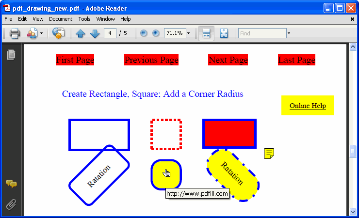 740x450 Pdfill Pdf Editor Draw Shapes Onto Pdf Page - Drawing On Pdf