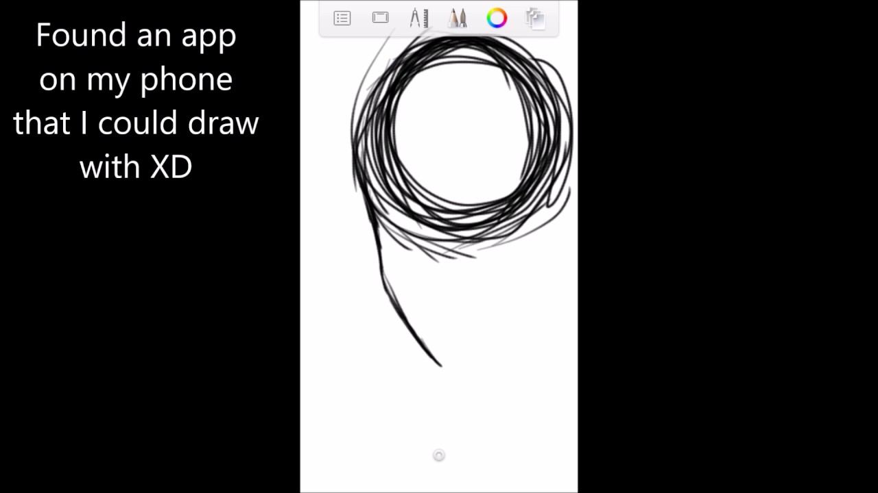 1280x720 Drawing On My Phone For The First Time Using My Finger - Drawing On Phone
