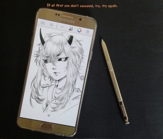 320x272 Drawing On Sketchbook Pro - Drawing On Phone