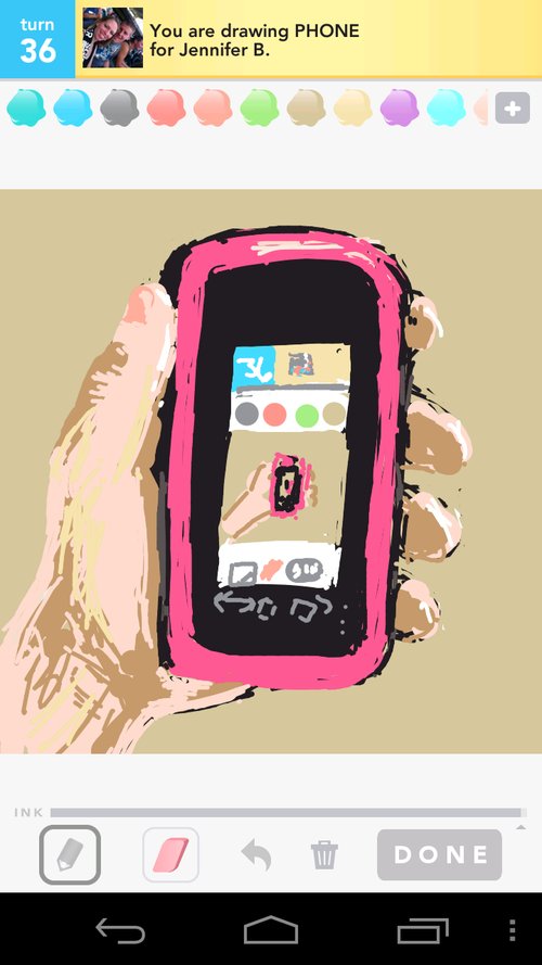 500x889 Phone Drawings - Drawing On Phone