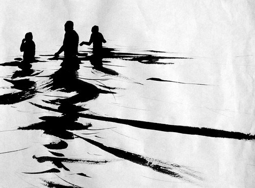 500x370 Ink Drawing Grey Washes And Rice Paper Clara Lieu - Drawing On Rice Paper