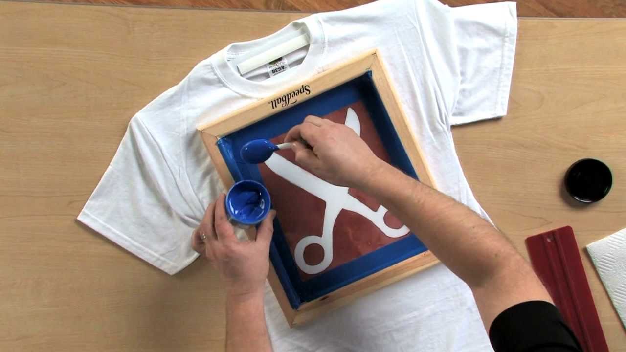 1280x720 How To Screen Print Using The Drawing Fluid Technique - Drawing On Screen