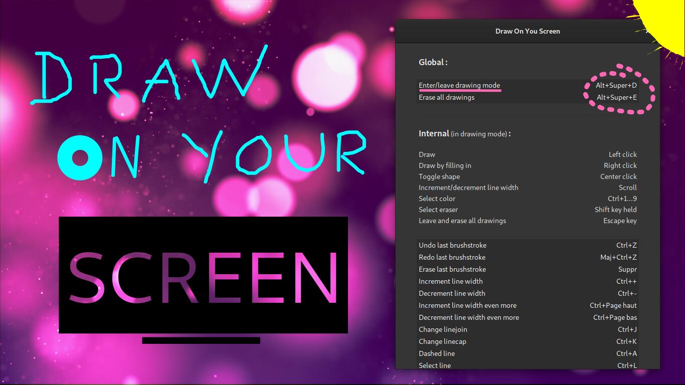 1366x768 Draw On Your Screen With This Neat Gnome Shell Extension - Drawing On Screen