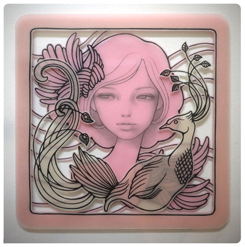 800x807 Simply Creative Layered Vellum Drawing - Drawing On Vellum