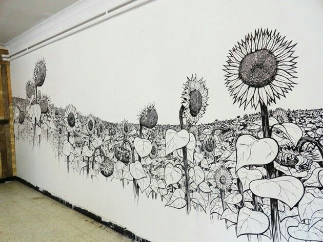 630x473 Drawing On Walls With Permanent Markers Mattias Uyttendaele - Drawing On Wall
