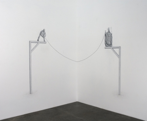 480x397 joe biel wall drawings - Drawing On Wall