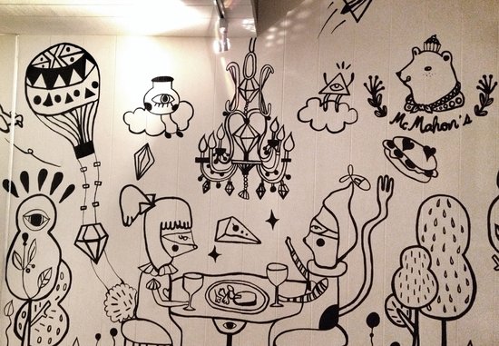 550x381 W Cute Drawing On The Wall - Drawing On Wall