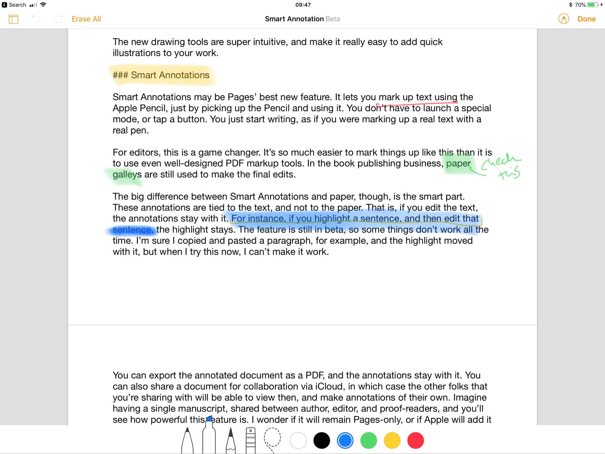 2000x1500 how to use apple pencil with pages on ipad smart annotations - Drawing On Webpage