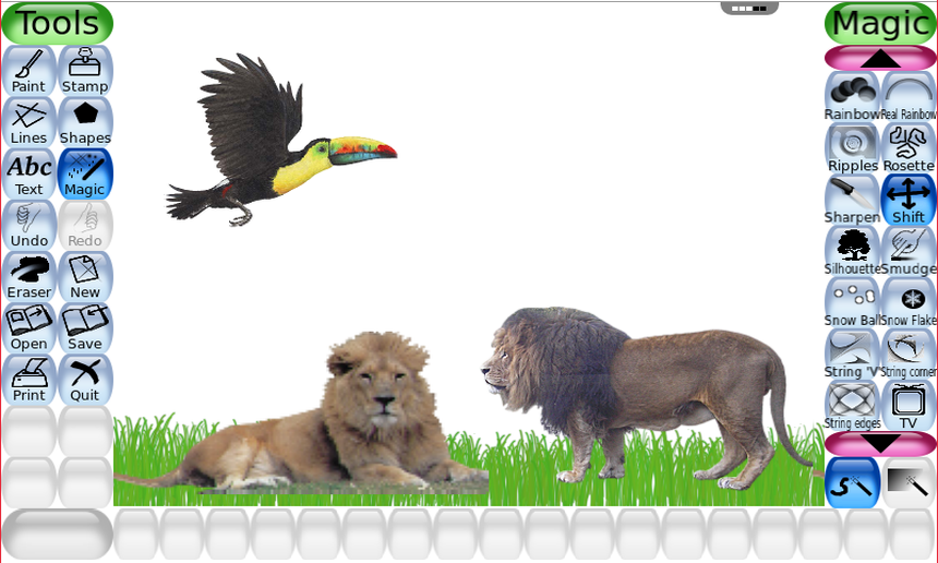 860x516 Tux Paint Online Rollapp - Drawing Online Paint