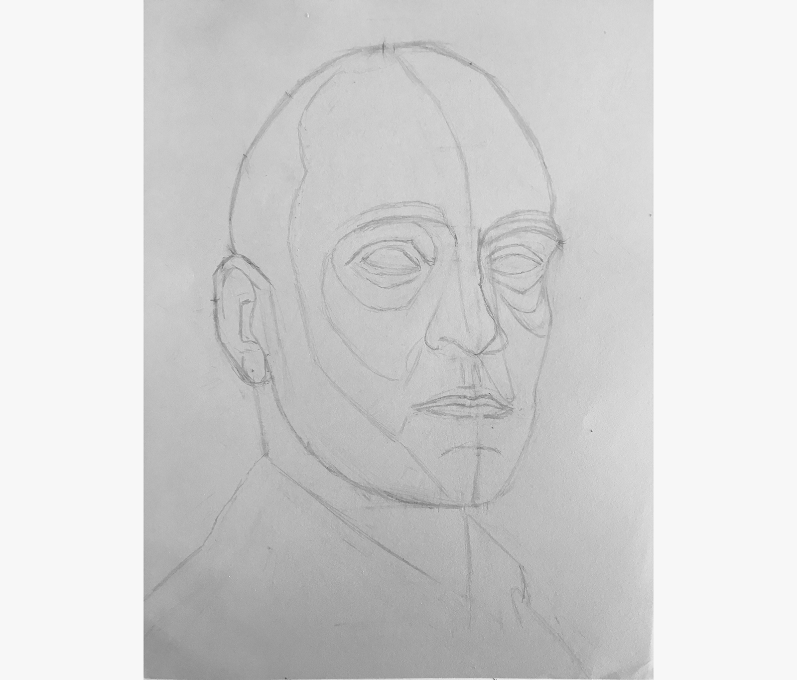 1600x1364 How I Learned To Draw Realistic Portraits In Only Days - Drawing Outlines Of People