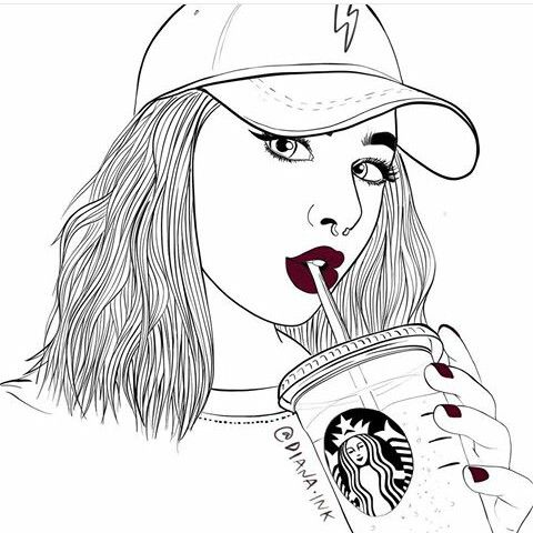 480x480 Tumblr Drawings Of People - Drawing Outlines Of People