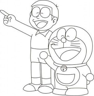 304x310 image result for drawing of doraemon somesh doraemon, coloring - Drawing Page Online