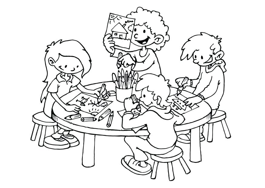 875x620 Coloring Drawing Pages Kids Pictures For Drawings Ideas Superbay - Drawing Pages For Kids