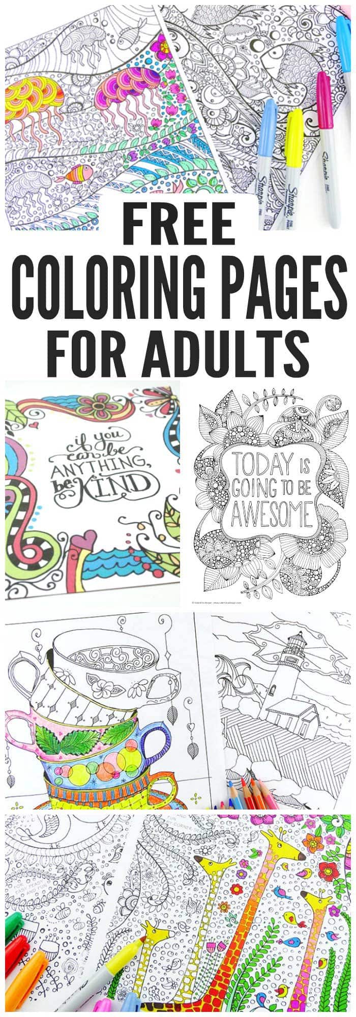 700x2000 Free Coloring Pages For Adults - Drawing Pages Free