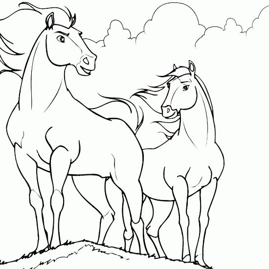 550x550 Free Simple Line Drawings Coloring - Drawing Pages Of Animals