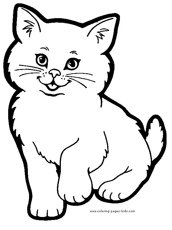 568x760 Cat Color Page, Animal Coloring Pages, Color Plate, Coloring Sheet - Drawing Pages Of Animals