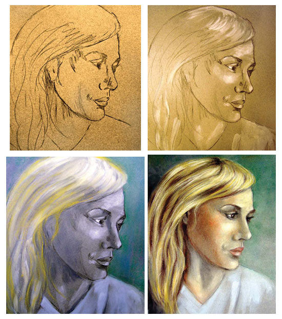 550x623 painting with mixed media learn techniques to combine various - Drawing Painting Techniques