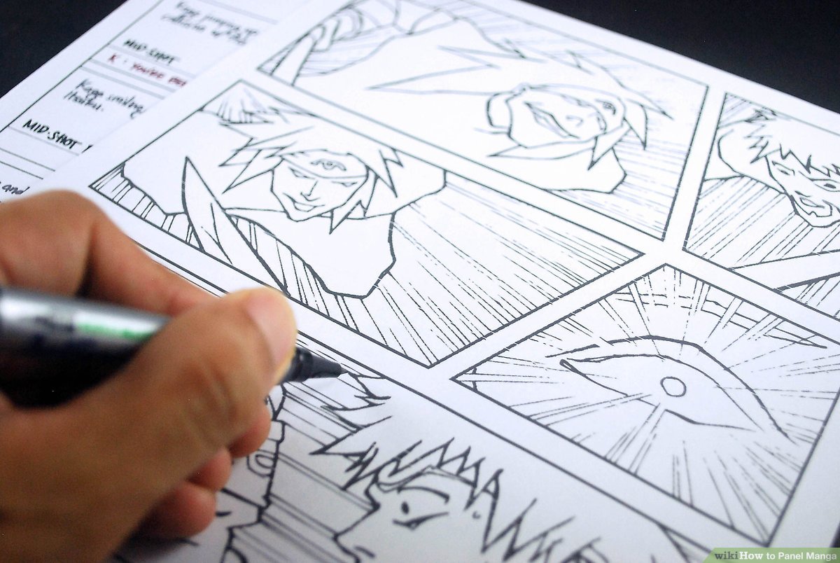 1200x804 how to panel manga steps - Drawing Panel