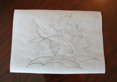 400x281 Rsn Crewelwork Course Day - Drawing Paper Design